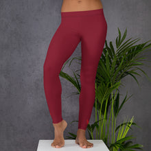 Load image into Gallery viewer, Makwa Women's Casual Maroon Leggings مكوة