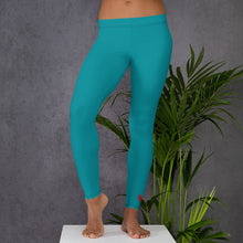 Load image into Gallery viewer, Makwa Women's Casual Turquoise Leggings مكوة