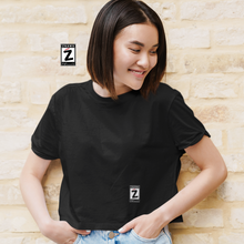 Load image into Gallery viewer, Zanawa (White) Women’s Crop Tee زناوة