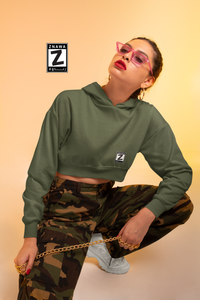 Zanawa Crop Hoodie زناوة