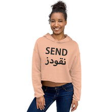 Load image into Gallery viewer, Send Nu(qo)des Crop Hoodie نقودز
